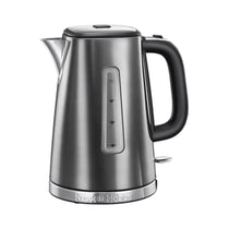 Russell Hobbs Luna Moonlight Quiet Boil Cordless Electric Jug Kettle 3000W 1.7 Litres - Grey