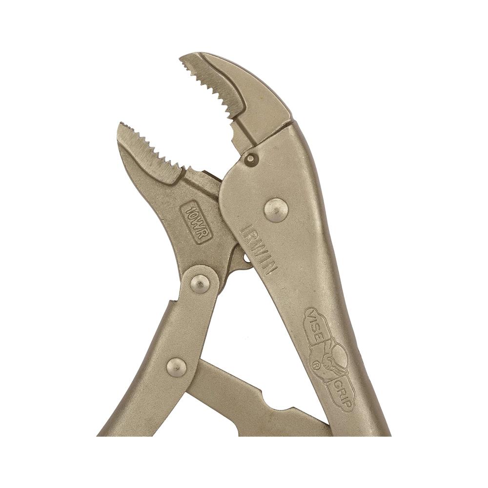Irwin Vise-Grip 10WRC Curved Jaw Locking Pliers With Wire Cutter 254mm (10in) - Silver