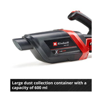 Einhell TE-HV 18/06 Li - Solo Cordless Handheld Vacuum Cleaner - Red/Black
