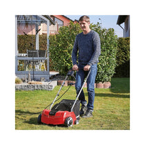 Einhell Electric Lawn Scarifier And Aerator 1200W 28 Litres Catch Bag 10m Cord - Red/Black