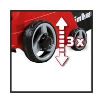Einhell Electric Lawn Scarifier And Aerator 1200W 28 Litres Catch Bag 10m Cord - Red/Black
