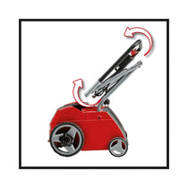 Einhell Electric Lawn Scarifier And Aerator 1200W 28 Litres Catch Bag 10m Cord - Red/Black