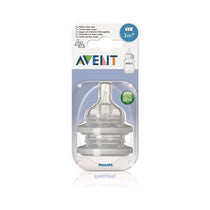 Philips Avent Classic+ Anti-Colic Medium Flow Teats Silicone 3+ Months - 2 Pack