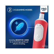 Oral-B Disney The Lion King Pro Kids Electric Toothbrush With 3 Cleaning Modes 1 Round Brush Head & 4 Stickers Charger - Red D12KIDSPROLIO