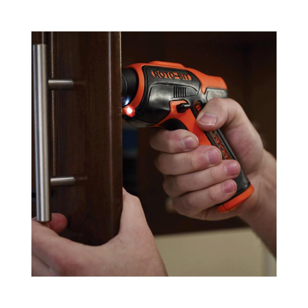Black & Decker 3.6V Roto-Bit Cordless Screwdriver - Orange/Black