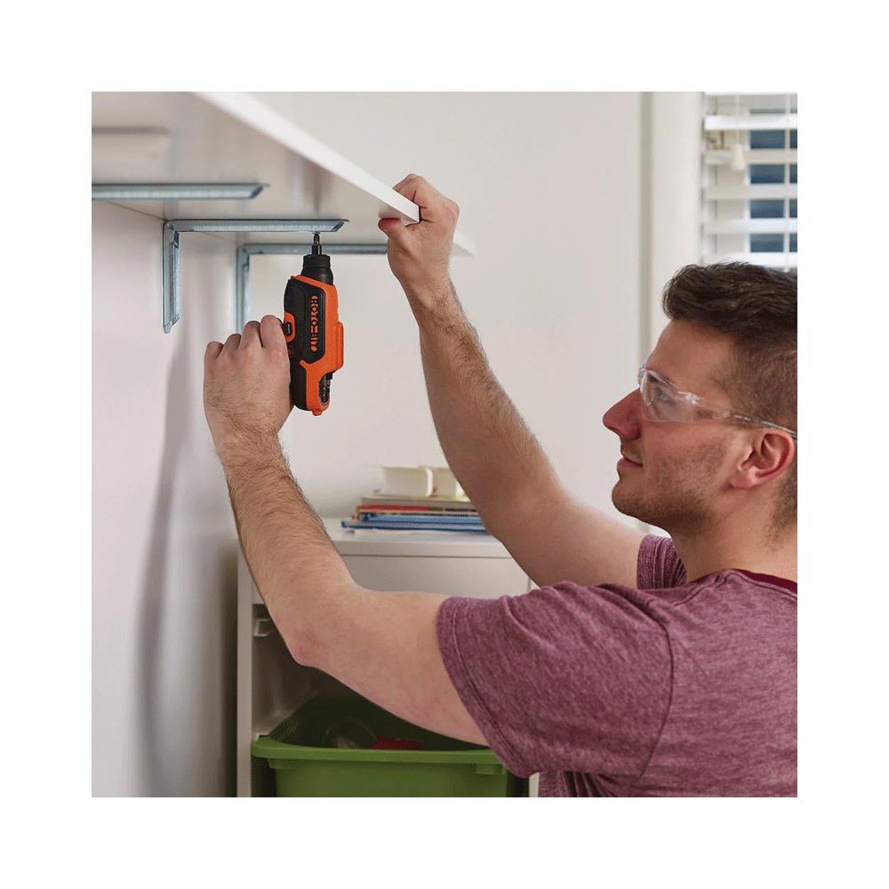 Black & Decker 3.6V Roto-Bit Cordless Screwdriver - Orange/Black