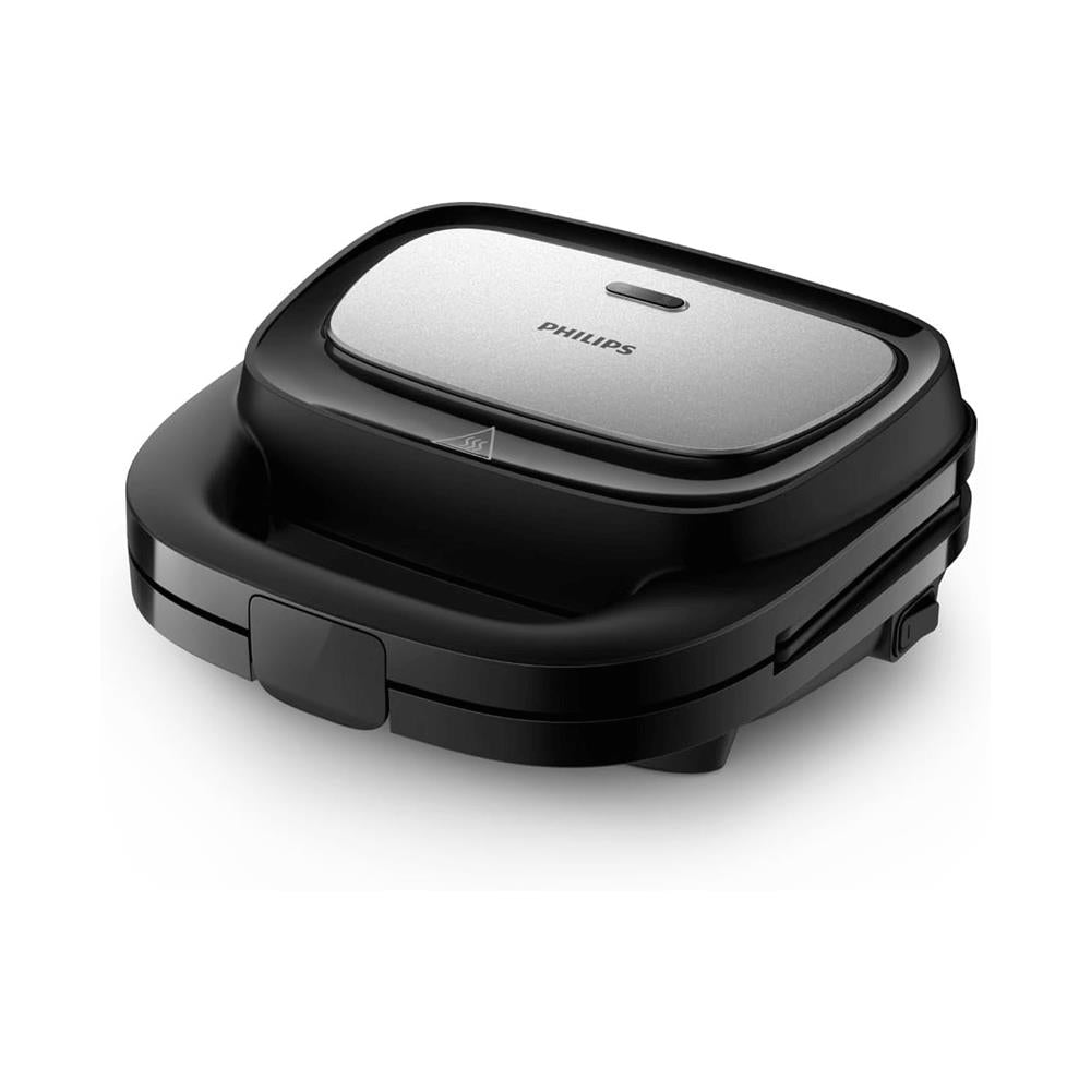 Philips 5000 Series Sandwich Maker 3 Plate Sets Paninis Sandwiches & Waffles 750W - Black & Silver Secondary image
