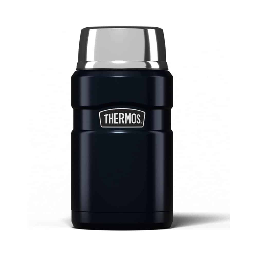 Thermos Stainless King Hot And Cold Travel Food Flask 710ml - Blue Main image