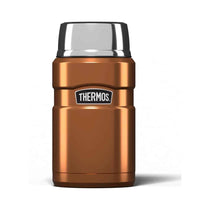 Thermos Stainless King Hot And Cold Travel Food Flask 710ml - Copper
