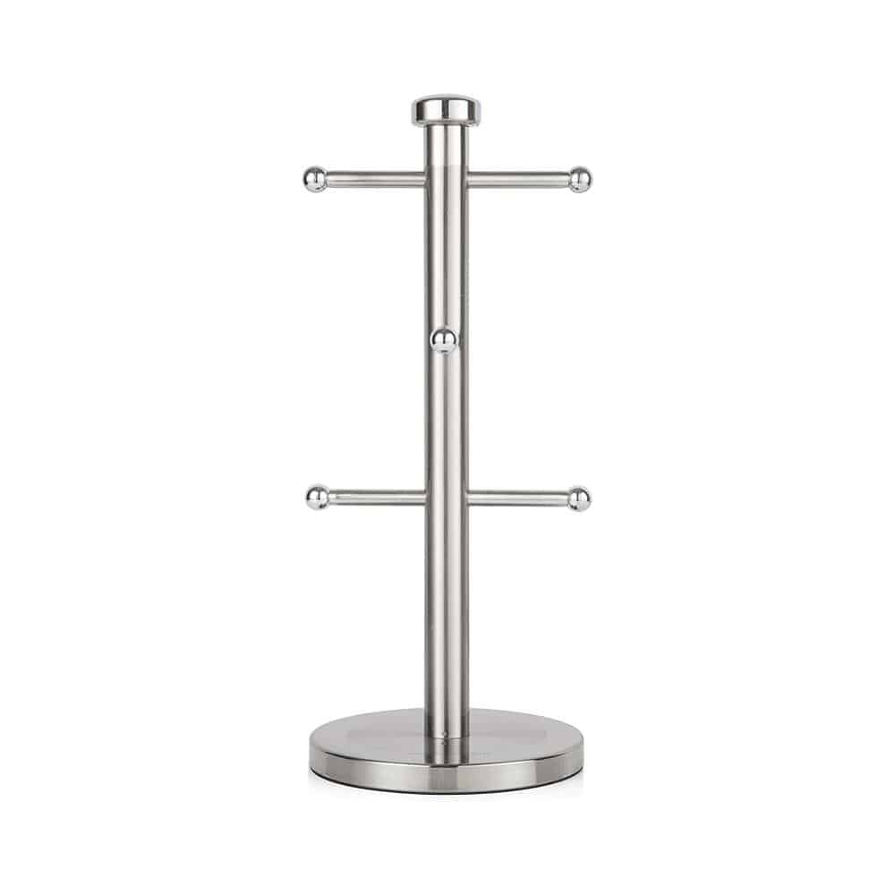 Morphy Richards Accents Kitchen Roll Holder & Mug Tree Set Stainless Steel - Silver