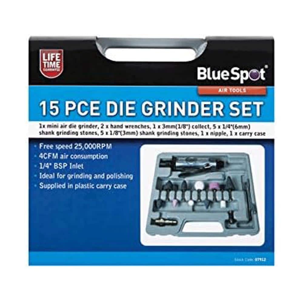 Blue Spot Tools Air Die Grinder Set - 15 Piece Secondary image