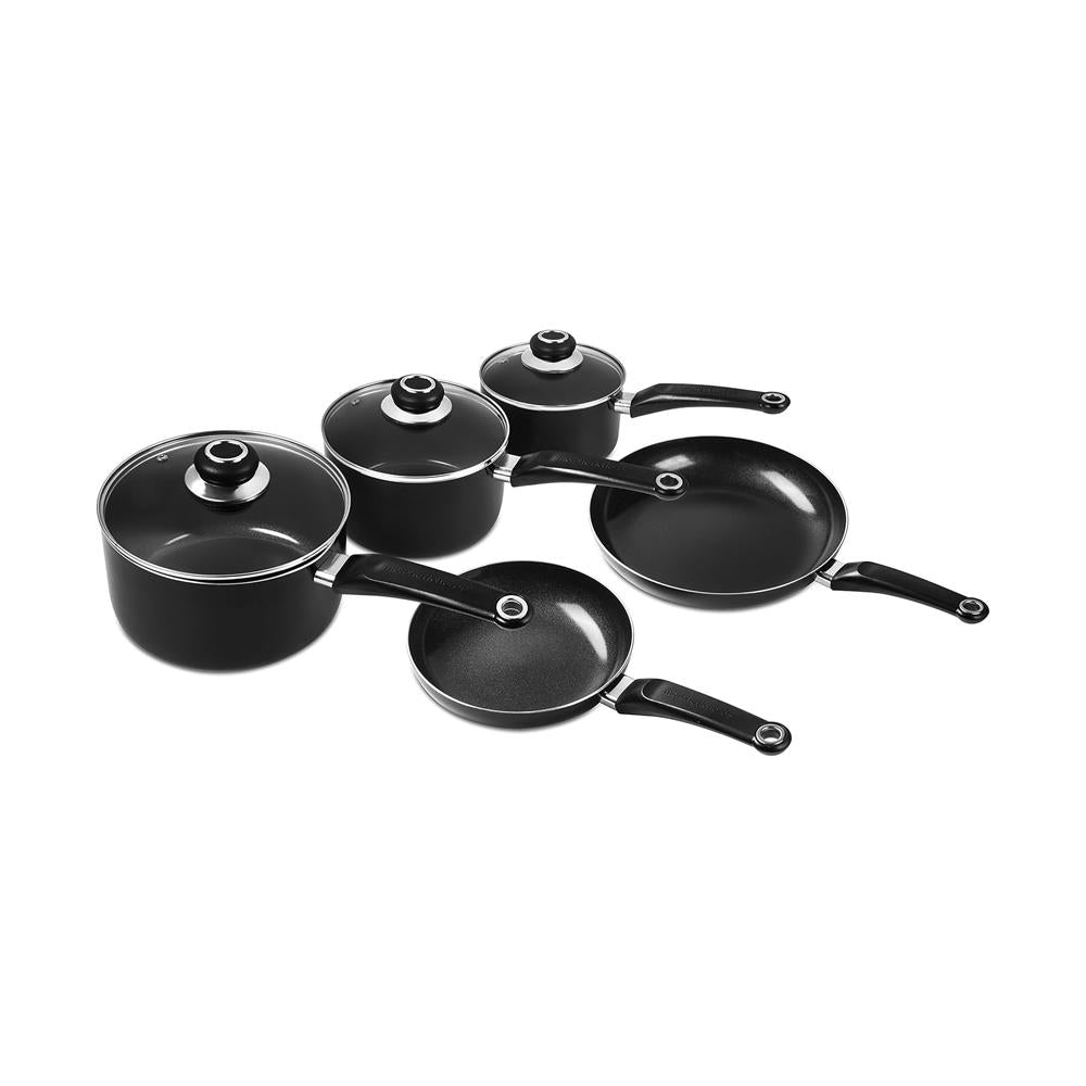 Morphy Richards Equip Cookware Set 20 Piece (4 Pots + 2 Saucepans + 14 Utensils) - Black Secondary image