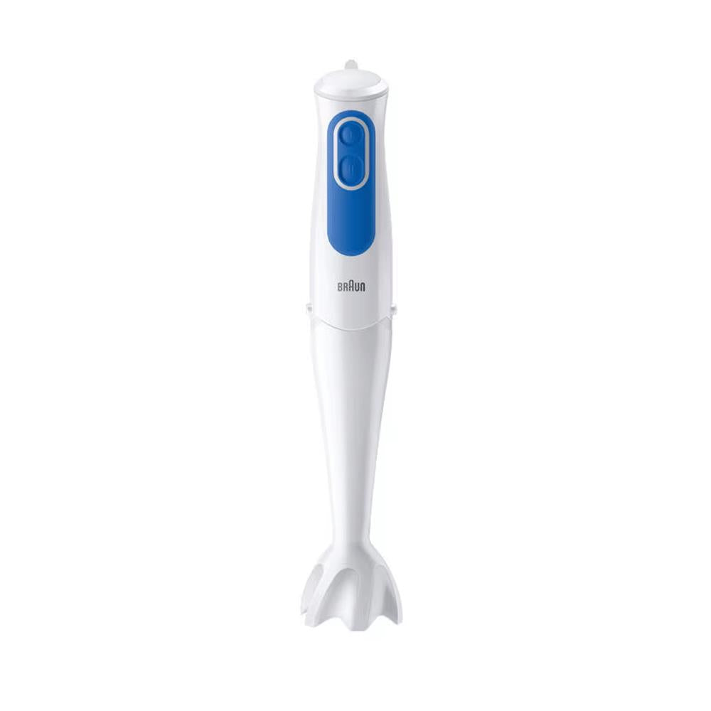 Braun MultiQuick 3 Hand Blender Omlette With Attachment 700 W 350ml Chopper And 600ml Beaker - White/Blue