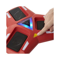 Mattel UNO Triple Play Card Game With Lights And Sounds For Family Night 112 Cards & Card Holder - Multicolour