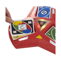 Mattel UNO Triple Play Card Game With Lights And Sounds For Family Night 112 Cards & Card Holder - Multicolour