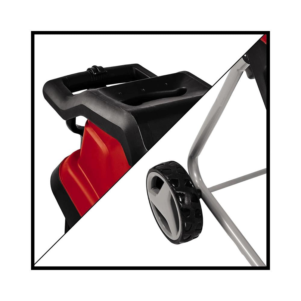 Einhell GC-KS 2540 Electric Garden Shredder 2500W Reversible Steel Blades With Debris Bag - Red/Black