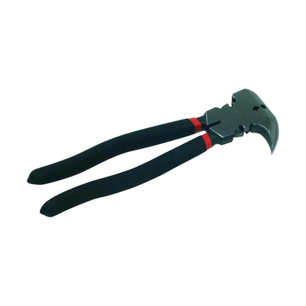 Hilka 10 Inch Fencing Pliers Carbon Steel With Polished Finish - Black