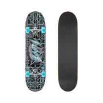 Xootz Doublekick Skateboard 31 Inch X 8 Inch 7 Ply Maple Deck - Industrial