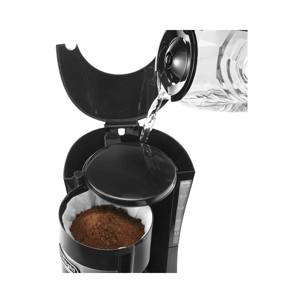 Delonghi Filter Drip Coffee Machine 900W 1.25 Litres 10-15 Cup Capacity - Black Secondary image