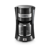 Delonghi Filter Drip Coffee Machine 900W 1.25 Litres 10-15 Cup Capacity - Black