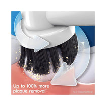 Oral-B Pro 3 3000 Pure White Electric Toothbrush Visible Gum Pressure Control With 3 Modes - Charcoal Black