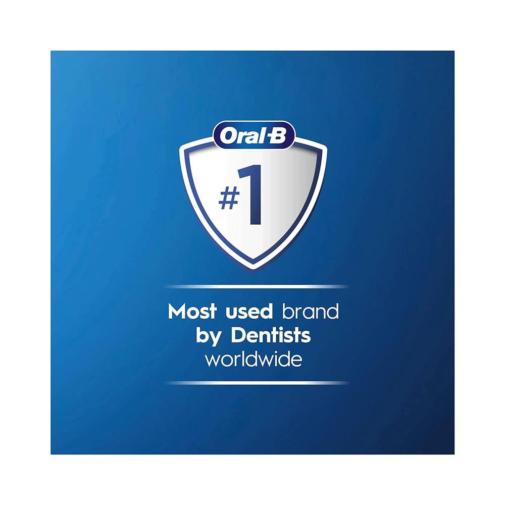 Oral-B Pro 3 3000 Pure White Electric Toothbrush Visible Gum Pressure Control With 3 Modes - Charcoal Black