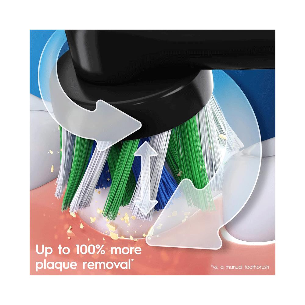 Oral-B Pro 1 680 Cross Action Rechargeable Electric Toothbrush With Travel Case - Black