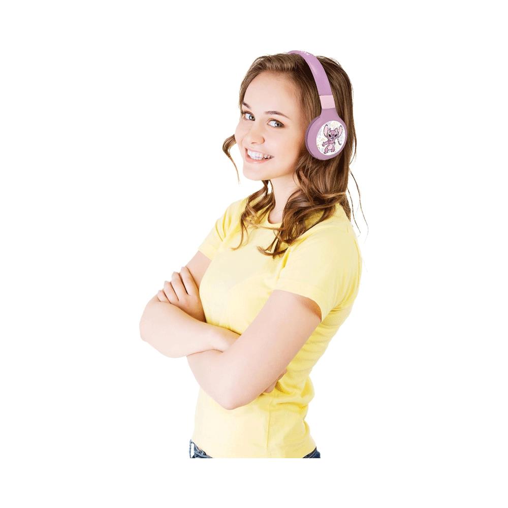 Lexibook Disney Stitch Bluetooth & Wired Foldable Headphones - Purple