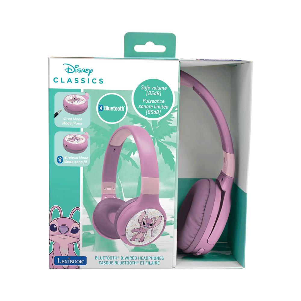 Lexibook Disney Stitch Bluetooth & Wired Foldable Headphones - Purple