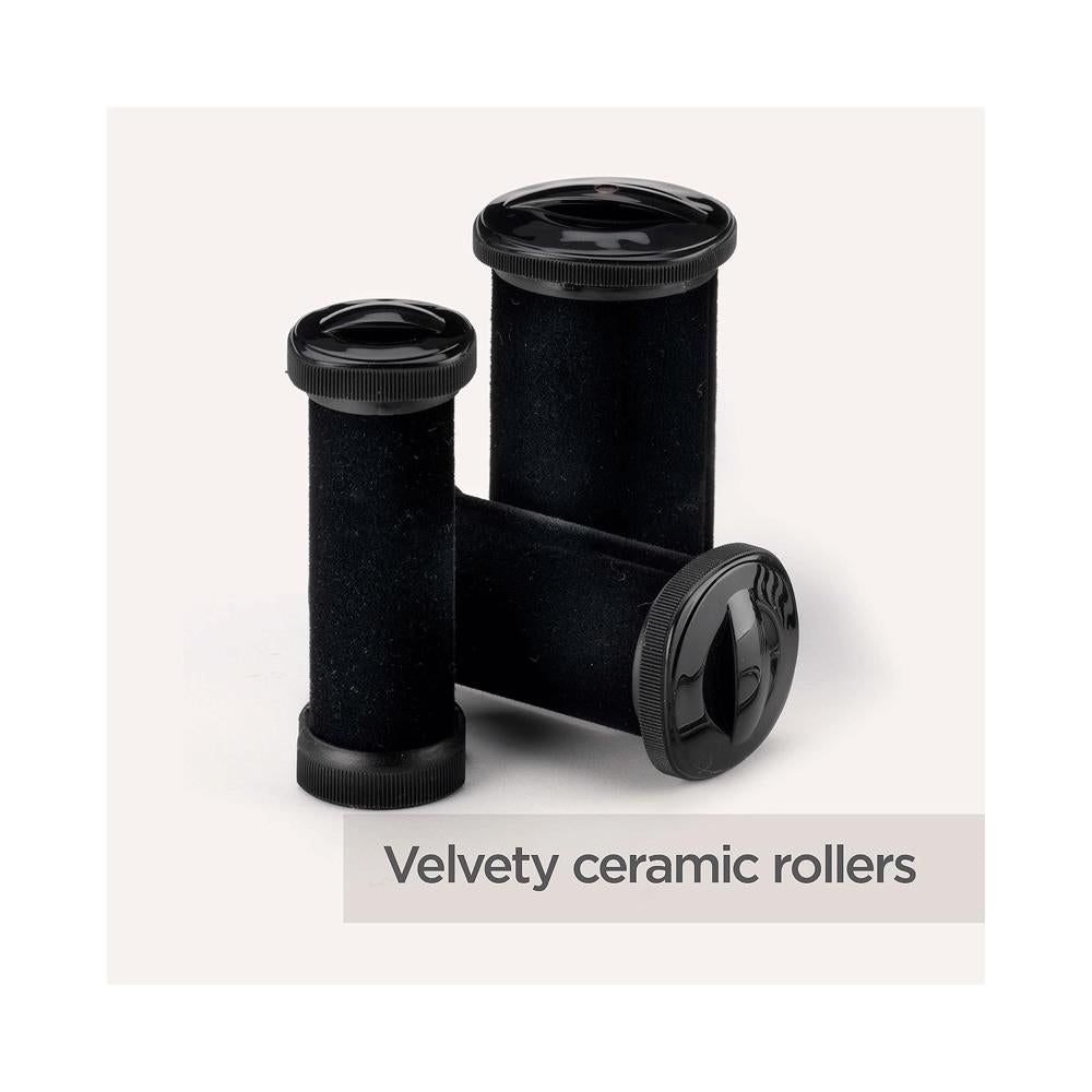 BaByliss Thermo-Ceramic Heated Hair Rollers 20 Rollers 8 Large 6 Medium 6 Small With Clips & Pins - Black Secondary image