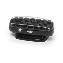BaByliss Thermo-Ceramic Heated Hair Rollers 20 Rollers 8 Large 6 Medium 6 Small With Clips & Pins - Black