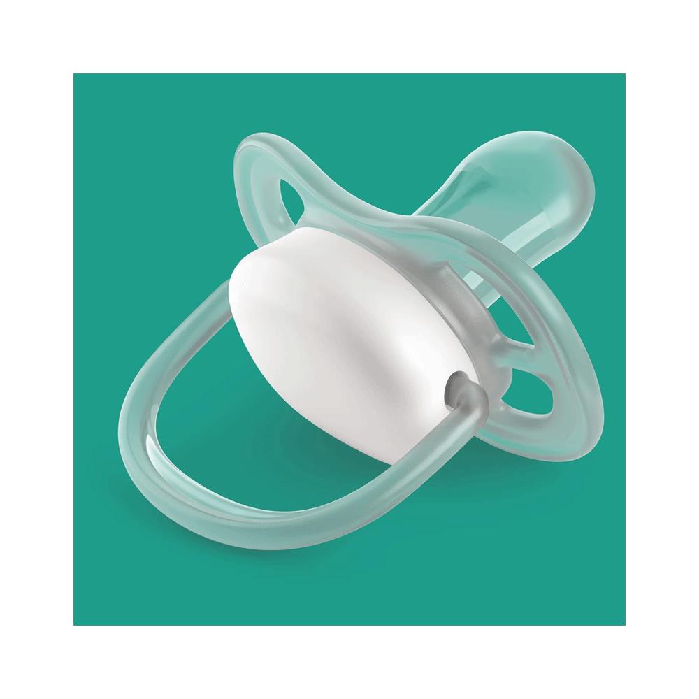 Philips Avent Ultra Air Dummy Soother Breathable Orthodontic 6-18 Months 2 Pack - Rabbit/Hedgehog