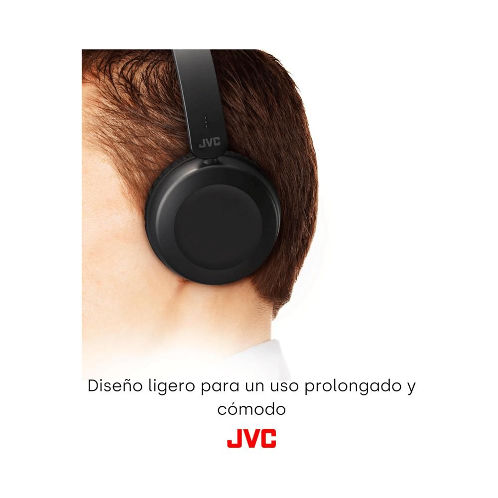 JVC Foldable Headphones With Remote Microphone And Call Handling - Black