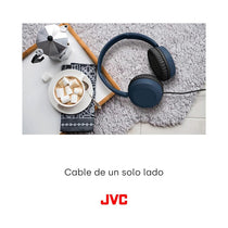 JVC Foldable Headphones With Remote Microphone And Call Handling - Black
