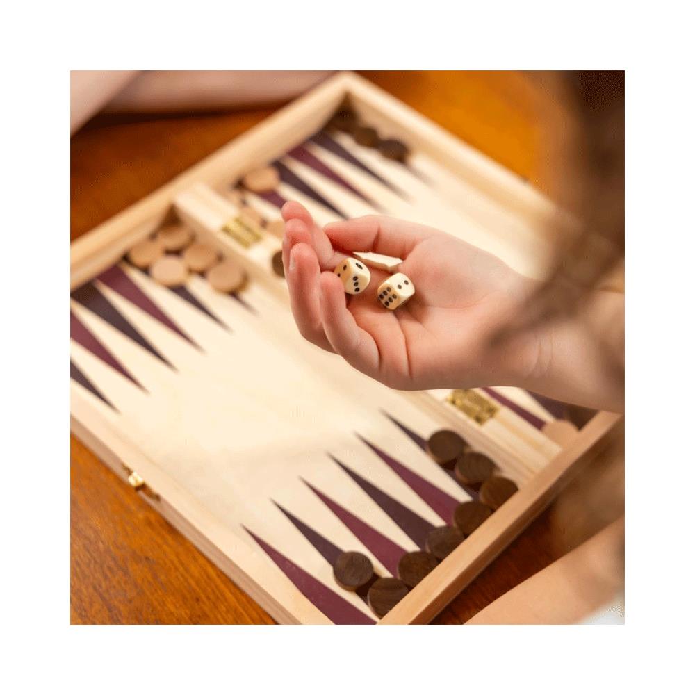 Toyrific 3 In 1 Board Games Chess/Draughts/Backgammon Wooden Board Game Set - Multicolour
