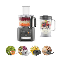 Kenwood Multi Pro Compact Food Processor & Blender With Attachment 800W 1.2 Litres - Grey