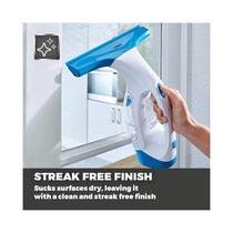 Tower Cordless Window Cleaner With Rechargeable Battery 20W 150ml Water Tank - Cool Blue