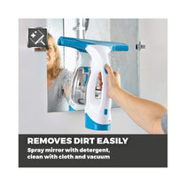 Tower Cordless Window Cleaner With Rechargeable Battery 20W 150ml Water Tank - Cool Blue