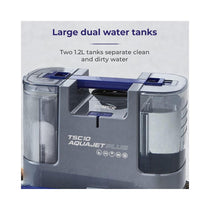 Tower TSC10 AQUAJETPLUS Spot Pro Cleaner 400W 2 X 1.2 Litre Water Tank - Grey & Blue