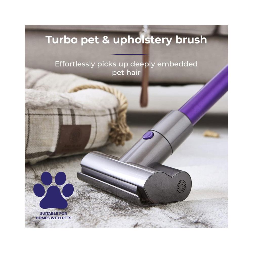 Tower VL50 Pro Pet 3-In-1 Cordless Vacuum Cleaner 22.2V 200W 1 Litre Dust Capacity - Purple