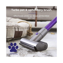 Tower VL50 Pro Pet 3-In-1 Cordless Vacuum Cleaner 22.2V 200W 1 Litre Dust Capacity - Purple