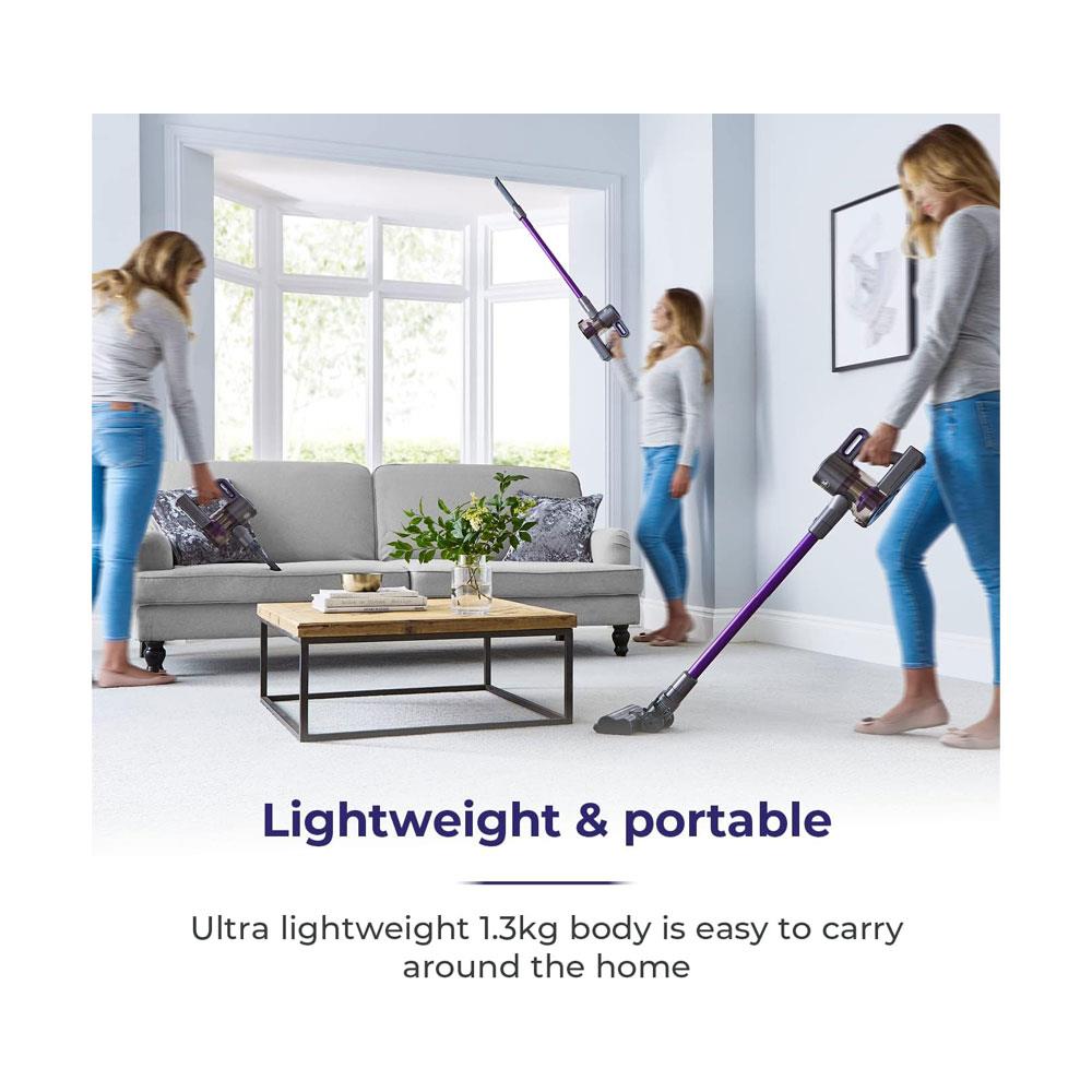 Tower VL50 Pro Pet 3-In-1 Cordless Vacuum Cleaner 22.2V 200W 1 Litre Dust Capacity - Purple