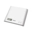 Salter Arc Digital Kitchen Scale 3kg Capacity LCD Display Slim Design Compact Storage - White