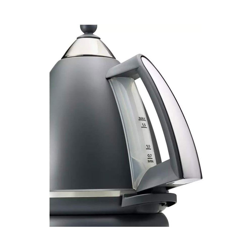 Delonghi Argento Flora Electric Jug Kettle Stainless Steel 3000 W 1.7 Litre - Grey Secondary image