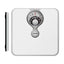 Salter 484 WHDR Mechanical Bathroom Scale With Magnifying Lens 133kg Capacity - White