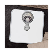 Salter 484 WHDR Mechanical Bathroom Scale With Magnifying Lens 133kg Capacity - White