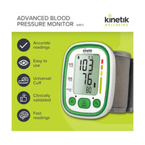 Kinetik Wellbeing Advanced Wrist Blood Pressure Monitor - Multicolour