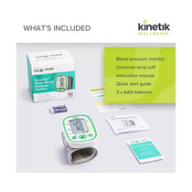 Kinetik Wellbeing Advanced Wrist Blood Pressure Monitor - Multicolour