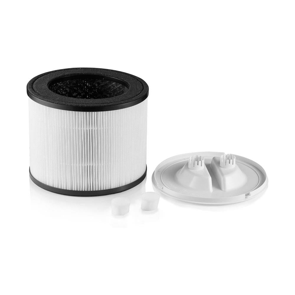 Swan Desktop Air Purifier With 8 Hour Timer HEPA Filter 30W - White