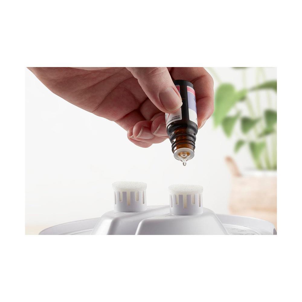 Swan Desktop Air Purifier With 8 Hour Timer HEPA Filter 30W - White